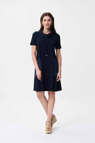 A-Line Dress With Gathered Neckline