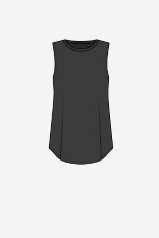 Sleeveless Crewneck Top