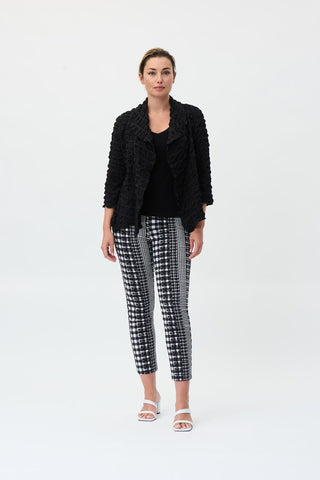 Crinkled Shawl Collar Cover-Up