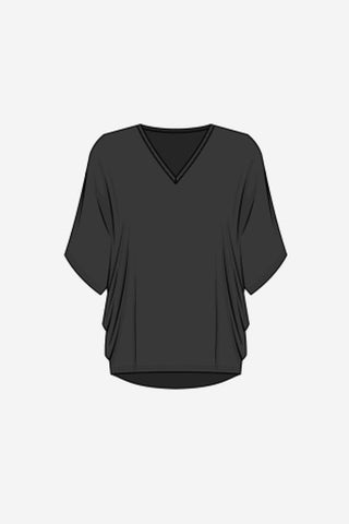 Dolman Sleeves Boxy Top