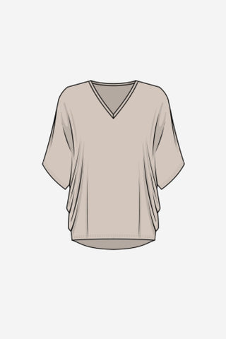 Dolman Sleeves Boxy Top