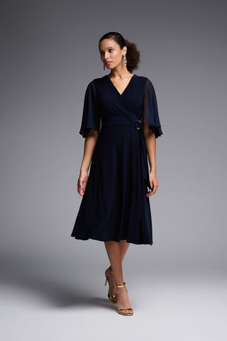 Silky Knit Fit And Flare Dress