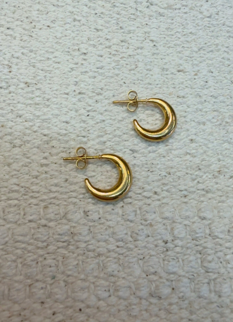 Small Crescent Earrings