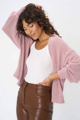 TRUE GEM CHENILLE CARDI