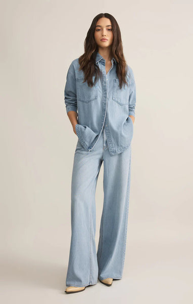 ALL DAY LUXE SOFT DENIM JACKET