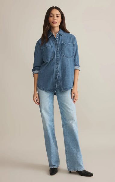 ALL DAY LUXE SOFT DENIM JACKET