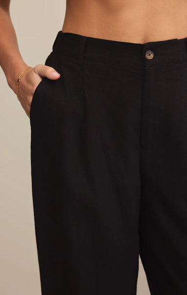 Topanga Wide Leg Linen Pant