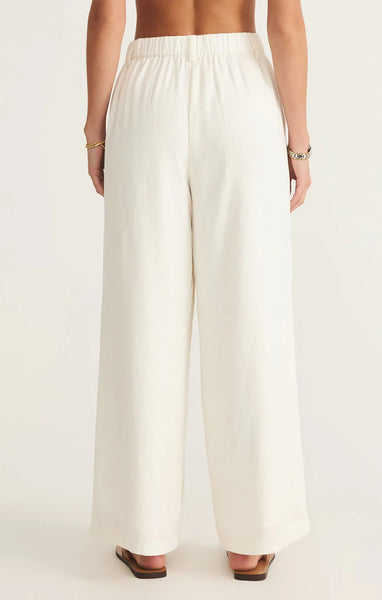 Topanga Wide Leg Linen Pant