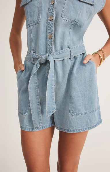 Dash Luxe Soft Denim Romper