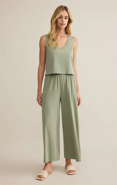 SCOUT JERSEY CROP FLARE PANT