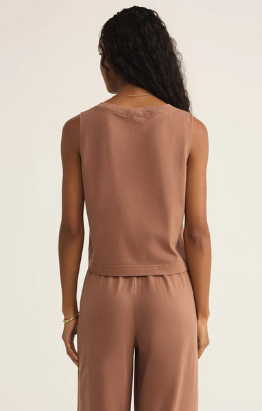 Sloane V-Neck Cotton Jersey Top