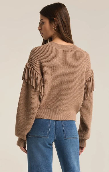 ON THE FRINGE SWEATER