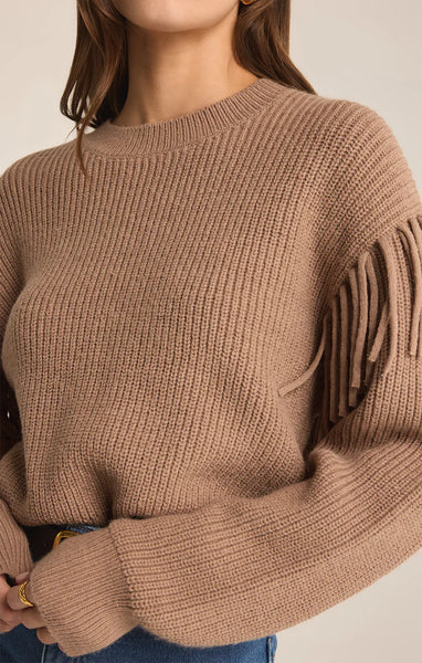 ON THE FRINGE SWEATER