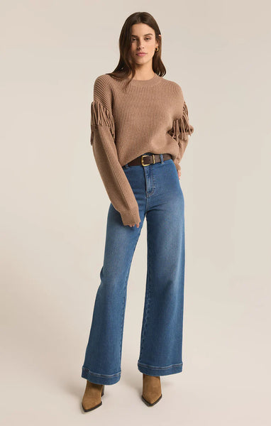 ON THE FRINGE SWEATER