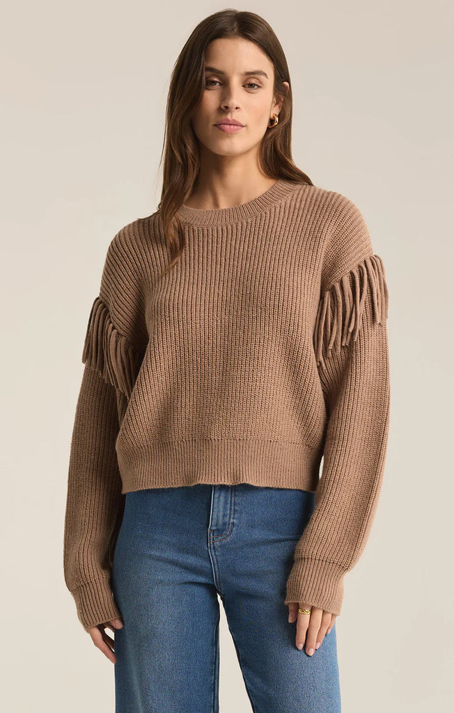 ON THE FRINGE SWEATER
