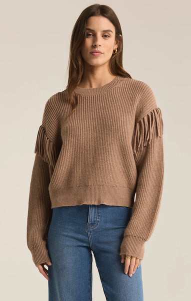 ON THE FRINGE SWEATER