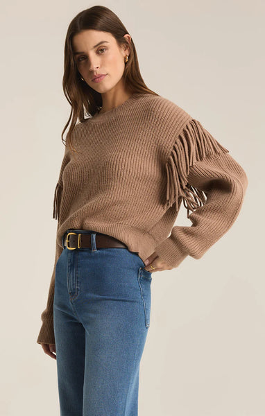 ON THE FRINGE SWEATER