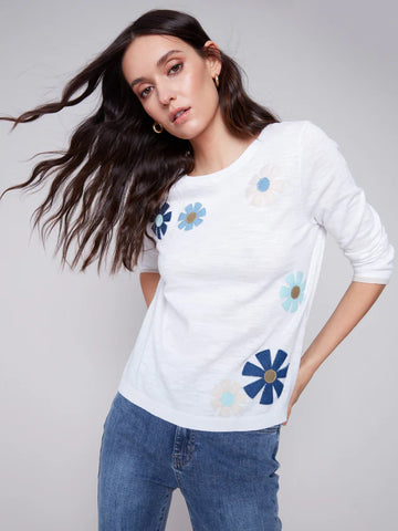 FLOWER PATCH SWEATER