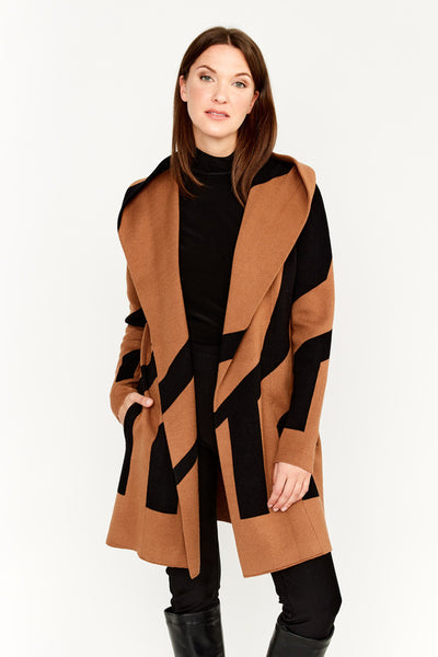 GEOMETRIC CARDIGAN