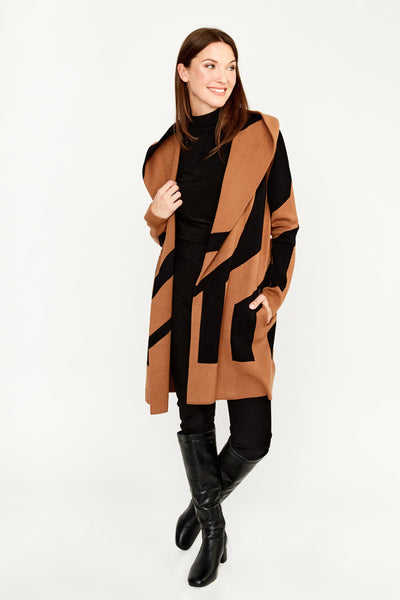 GEOMETRIC CARDIGAN