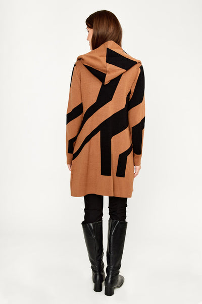 GEOMETRIC CARDIGAN
