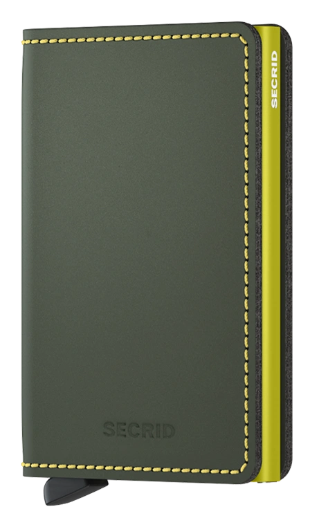 SLIMWALLET MATTE GREEN LIME