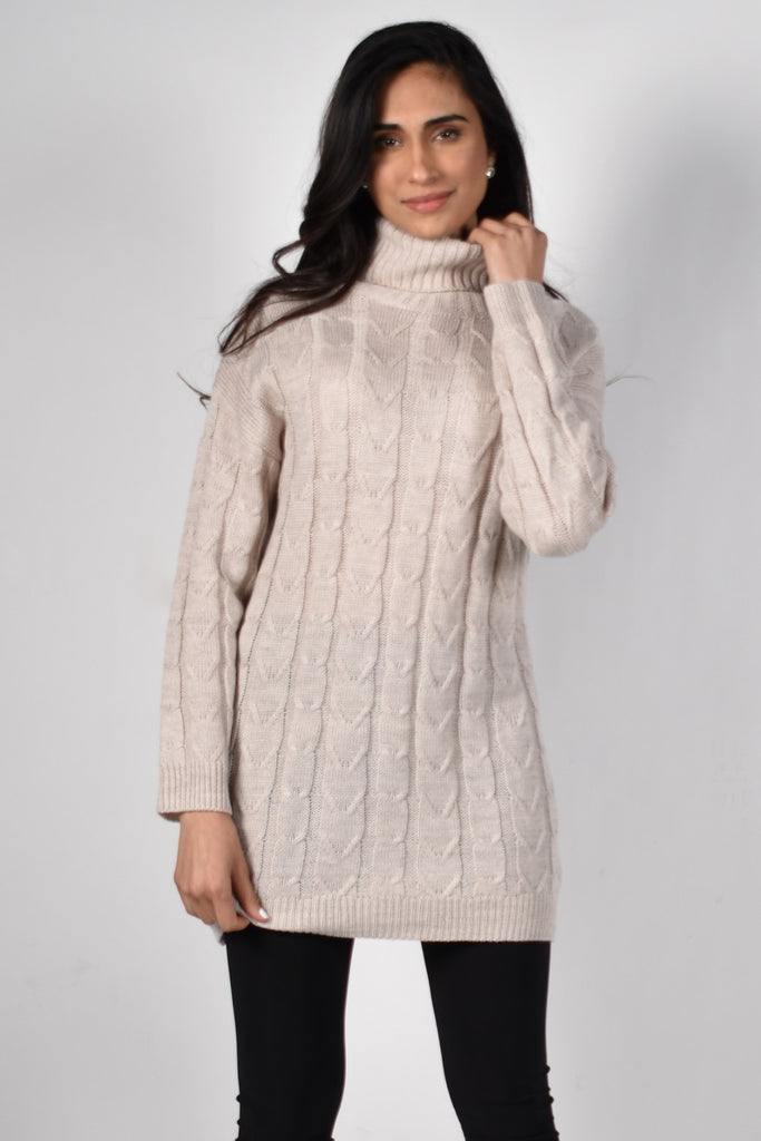 TURTLE NECK SWEATER 214151U