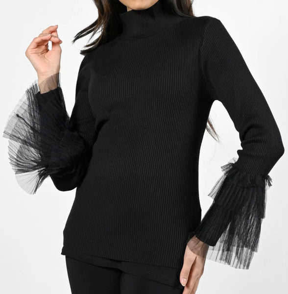 MOCK NECK SWEATER