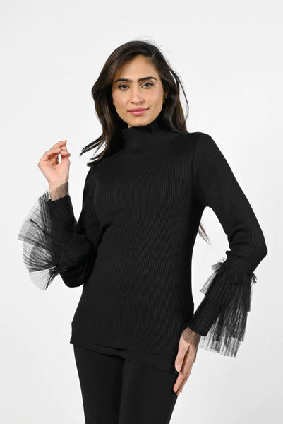 MOCK NECK SWEATER