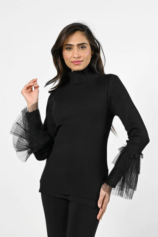 MOCK NECK SWEATER