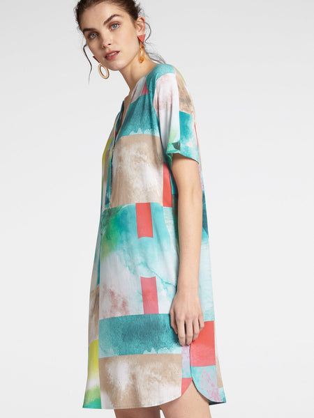 DRESS WITH PRINT