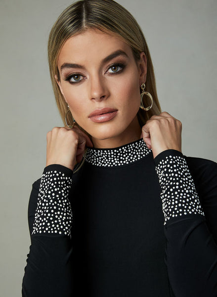 MOCK NECK DRESS