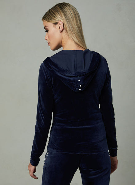 RUCHED PEARL EMBELLISHED TOP