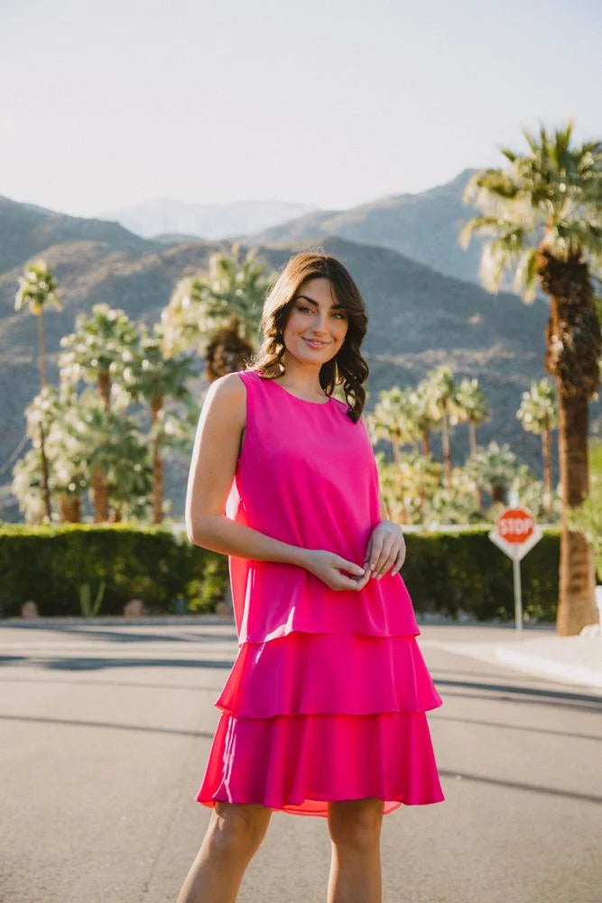 TIERED TANK DRESS