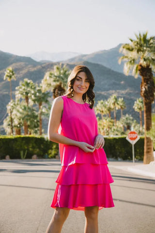 TIERED TANK DRESS