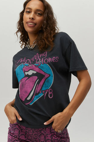 ROLLING STONES TICKET 78 BOYFRIEND TEE