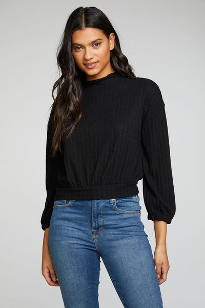 POOR BOY MOCK NECK