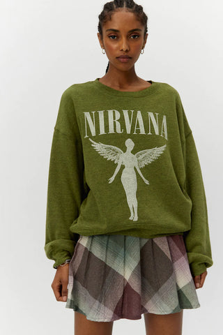 NIRVANA IN UTERO TOUR OVERSIZED CREW