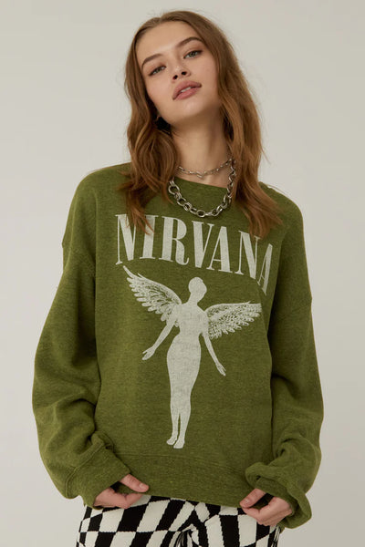NIRVANA IN UTERO TOUR OVERSIZED CREW