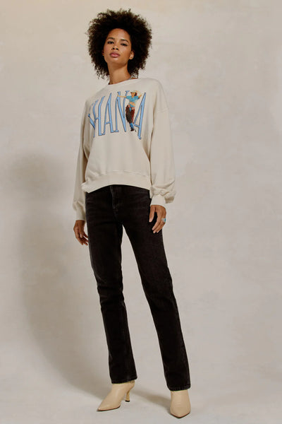SHANIA BOOTS BEEN UNDER OVERSIZED CREW