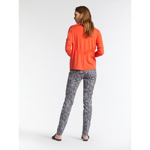 OPEN-FIT FINE-KNIT CARDI
