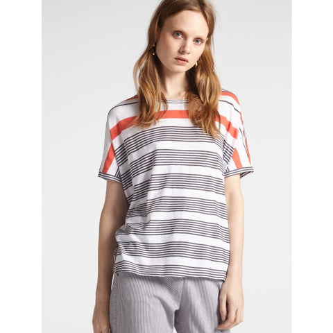 OVERSIZED T-SHIRT WITH STRIPES