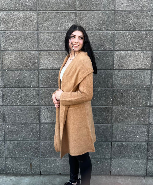 GABBY HOODED COATIGAN