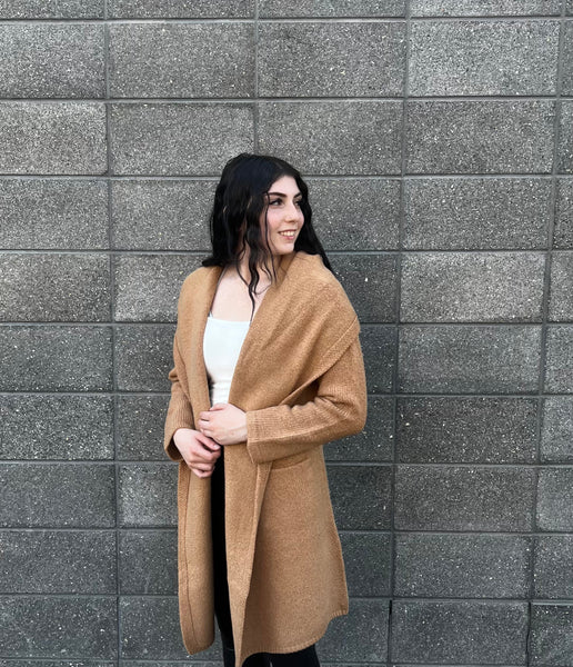 GABBY HOODED COATIGAN