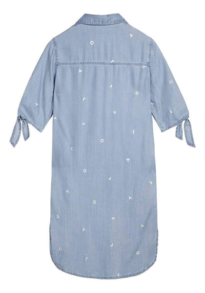 DENIM BLOUSE DRESS