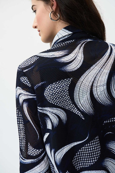 SWIRL PRINT JACKET