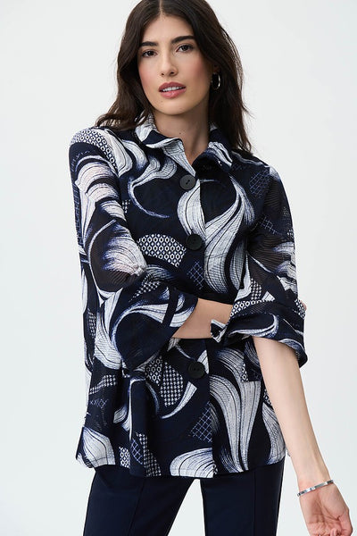 SWIRL PRINT JACKET