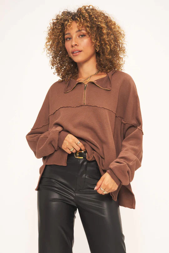 JADA HALF ZIP SWEATSHIRT