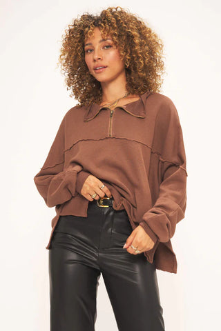 JADA HALF ZIP SWEATSHIRT