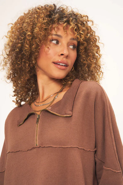 JADA HALF ZIP SWEATSHIRT